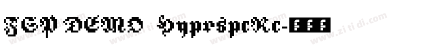 FSP DEMO   HyprspcRc字体转换